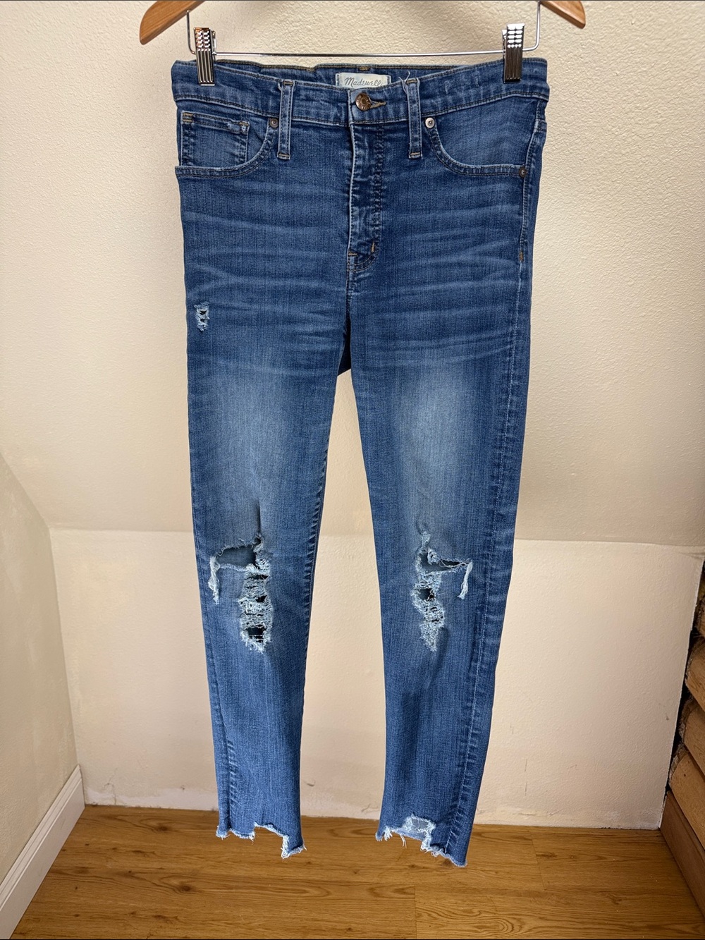 MADEWELL 9" High-rise Skinny Jeans Size 29
